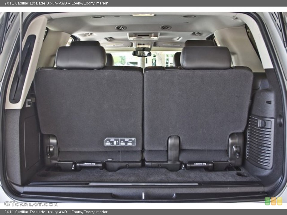 Ebony/Ebony Interior Trunk for the 2011 Cadillac Escalade Luxury AWD #63621661