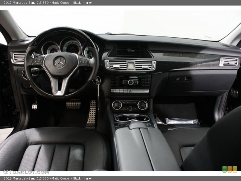 Black Interior Dashboard for the 2012 Mercedes-Benz CLS 550 4Matic Coupe #63621733
