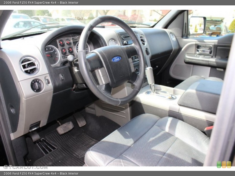 Black Interior Prime Interior for the 2006 Ford F150 FX4 SuperCrew 4x4 #63623446