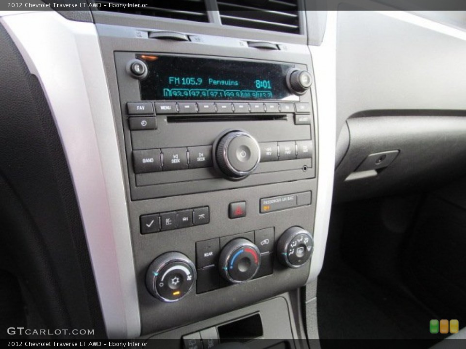 Ebony Interior Audio System for the 2012 Chevrolet Traverse LT AWD #63623665