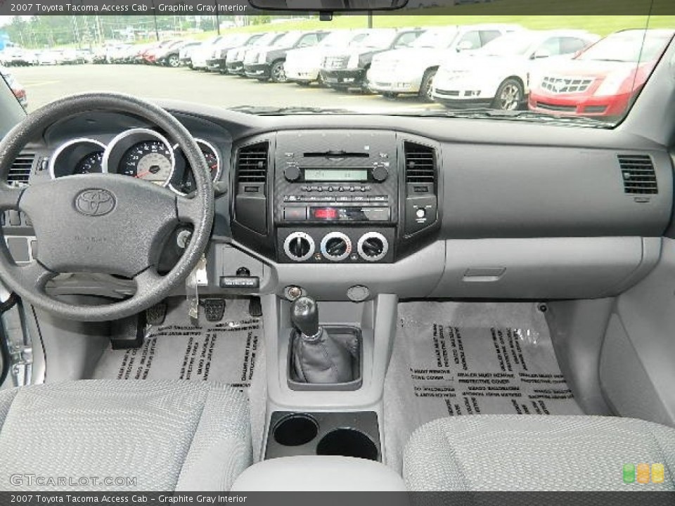 Graphite Gray Interior Dashboard for the 2007 Toyota Tacoma Access Cab #63623863
