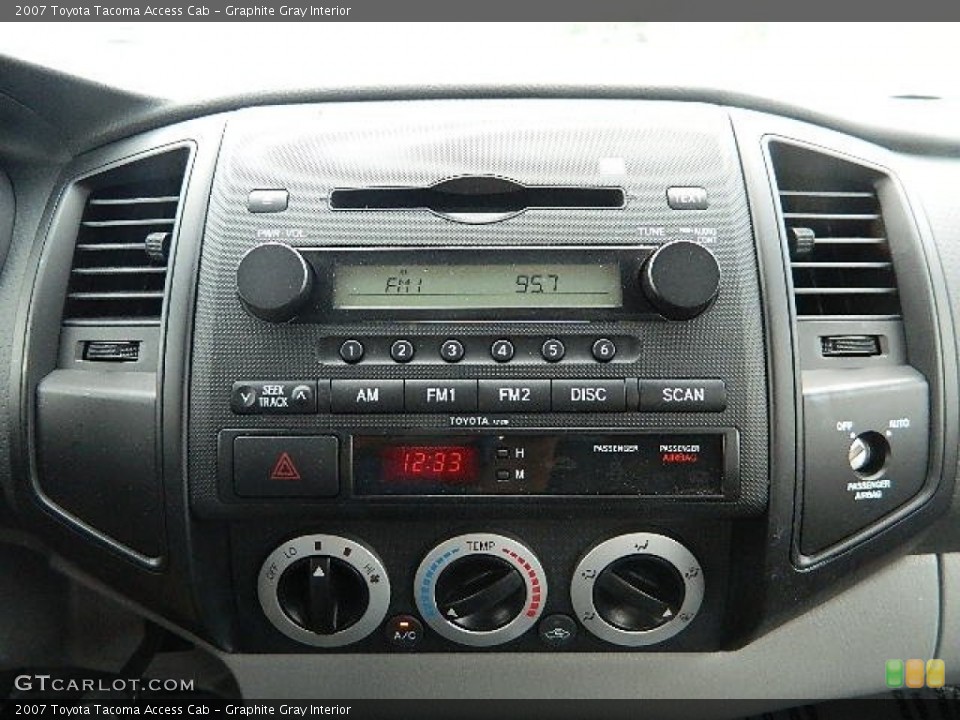 Graphite Gray Interior Controls for the 2007 Toyota Tacoma Access Cab #63623872