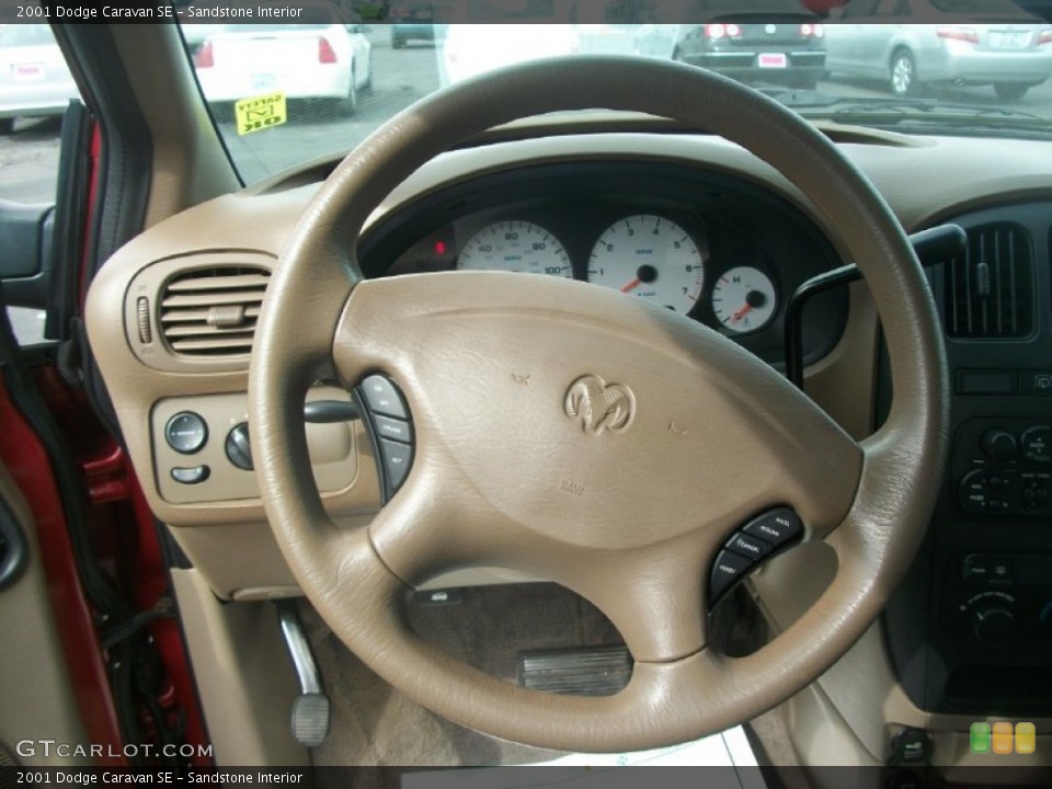 Sandstone Interior Steering Wheel for the 2001 Dodge Caravan SE #63630130
