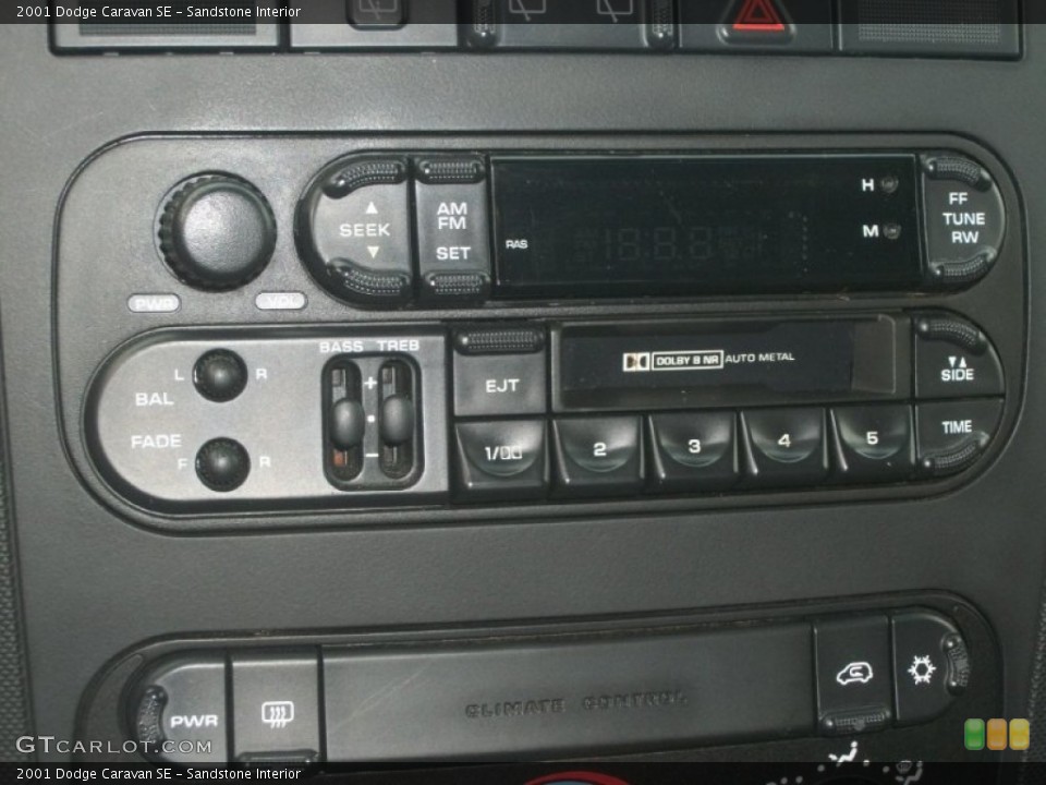 Sandstone Interior Audio System for the 2001 Dodge Caravan SE #63630151