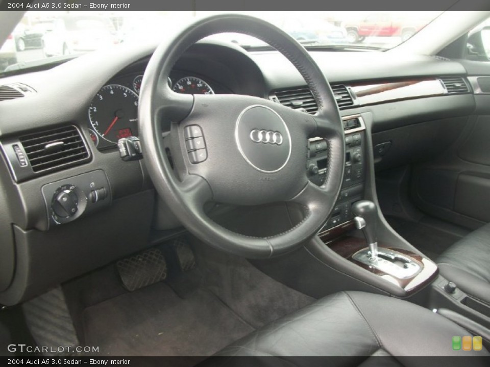 Ebony Interior Dashboard for the 2004 Audi A6 3.0 Sedan #63631903