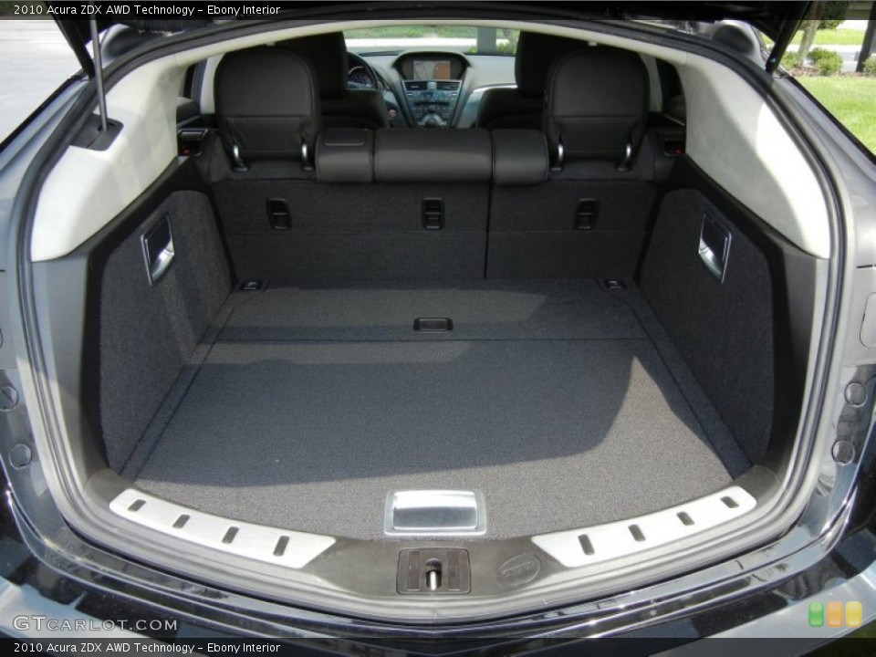Ebony Interior Trunk for the 2010 Acura ZDX AWD Technology #63638188