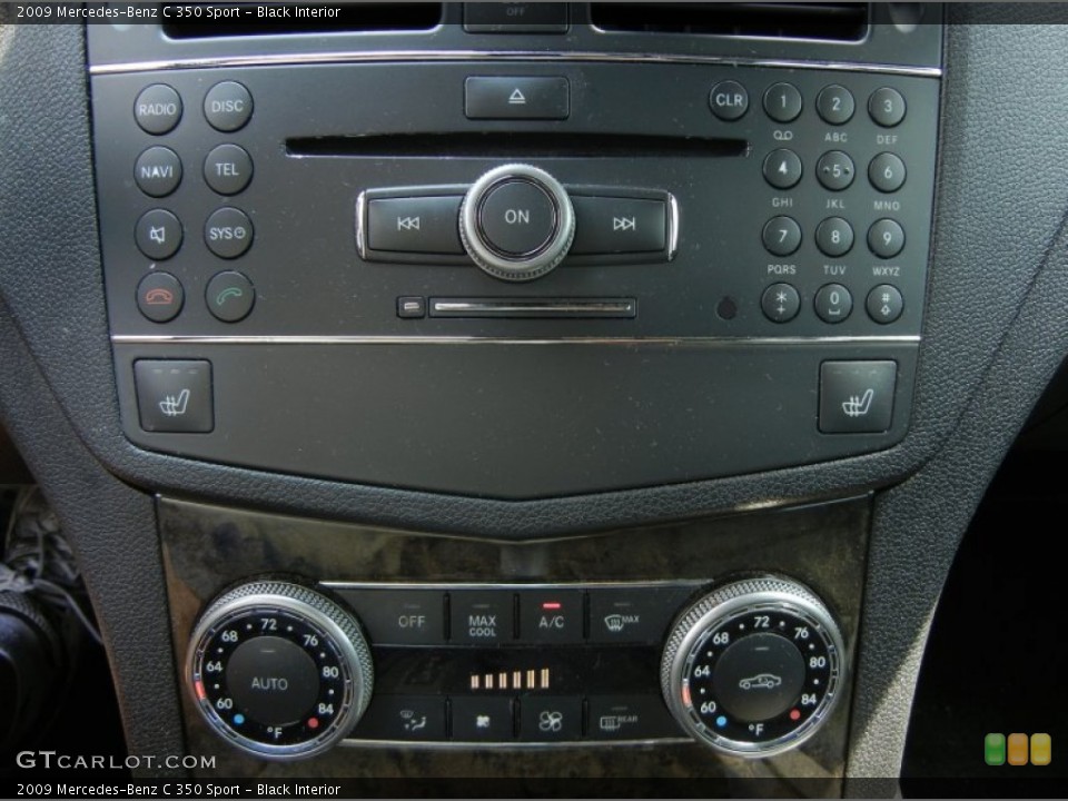 Black Interior Controls for the 2009 Mercedes-Benz C 350 Sport #63639130