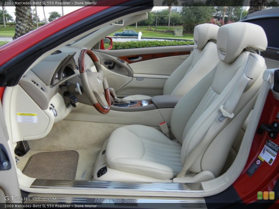 Stone Interior Photo for the 2009 Mercedes-Benz SL 550 Roadster #63639355