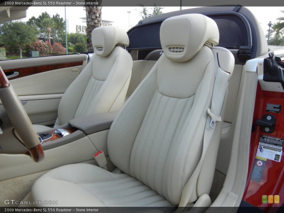 Stone Interior Photo for the 2009 Mercedes-Benz SL 550 Roadster #63639363