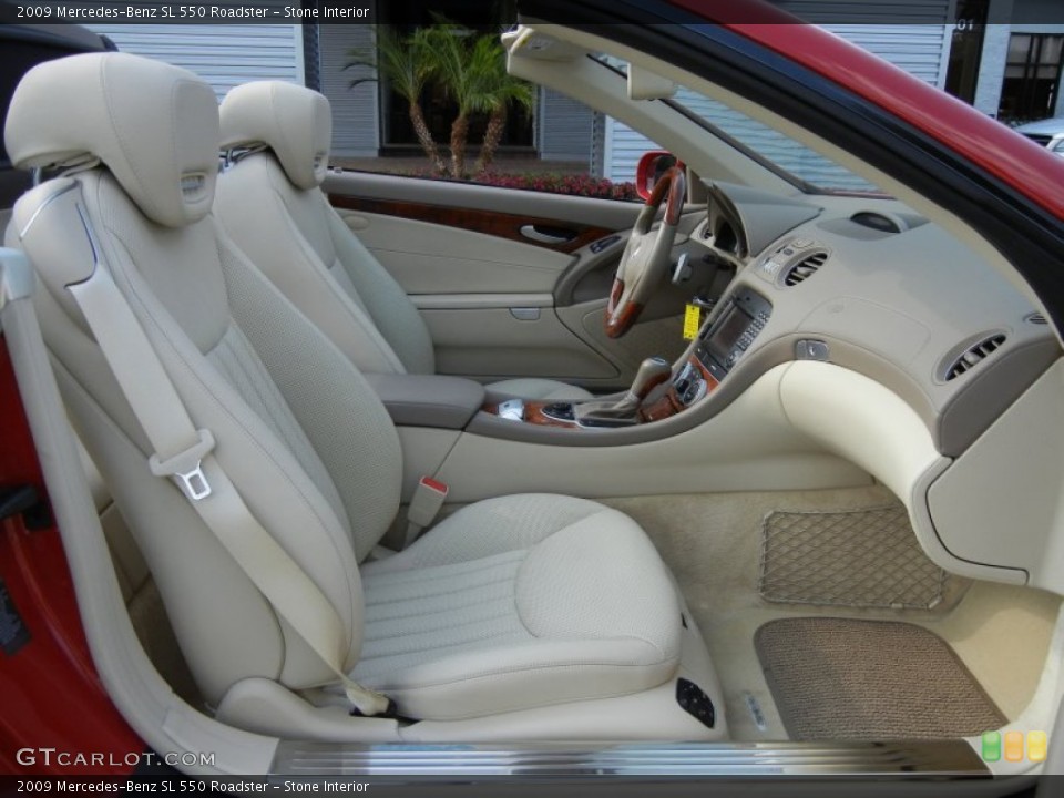 Stone Interior Front Seat for the 2009 Mercedes-Benz SL 550 Roadster #63639406