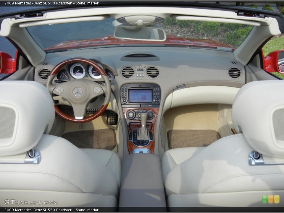 Stone Interior Dashboard for the 2009 Mercedes-Benz SL 550 Roadster #63639424