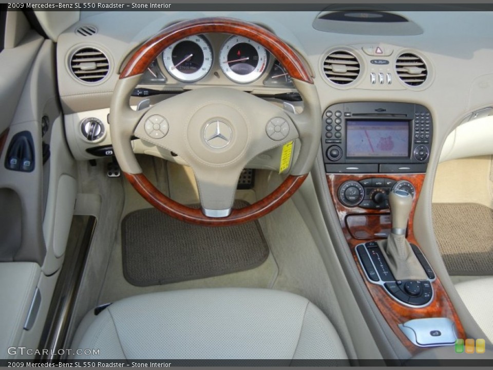 Stone Interior Dashboard for the 2009 Mercedes-Benz SL 550 Roadster #63639433