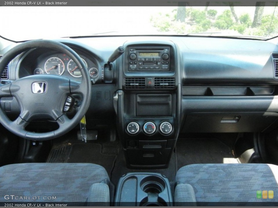 Black Interior Dashboard for the 2002 Honda CR-V LX #63640267