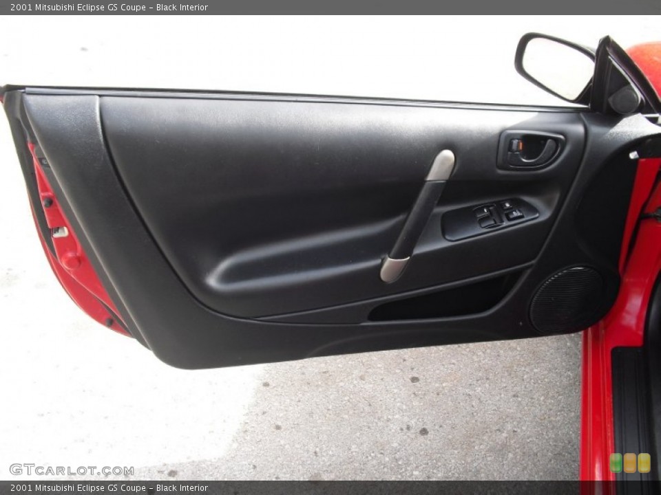 Black Interior Door Panel for the 2001 Mitsubishi Eclipse GS Coupe #63640525