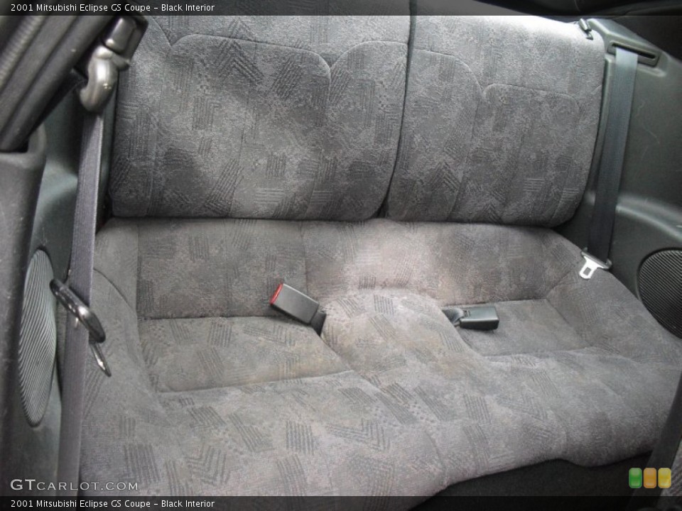 Black Interior Rear Seat for the 2001 Mitsubishi Eclipse GS Coupe #63640669