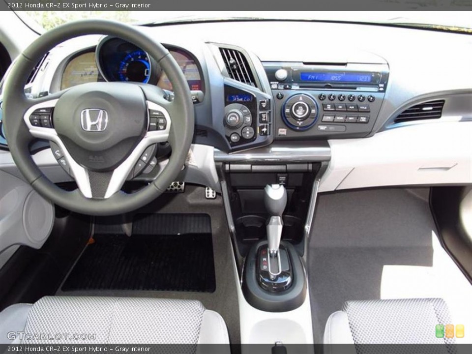 Gray Interior Dashboard for the 2012 Honda CR-Z EX Sport Hybrid #63642187