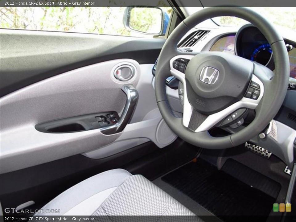 Gray Interior Steering Wheel for the 2012 Honda CR-Z EX Sport Hybrid #63642196