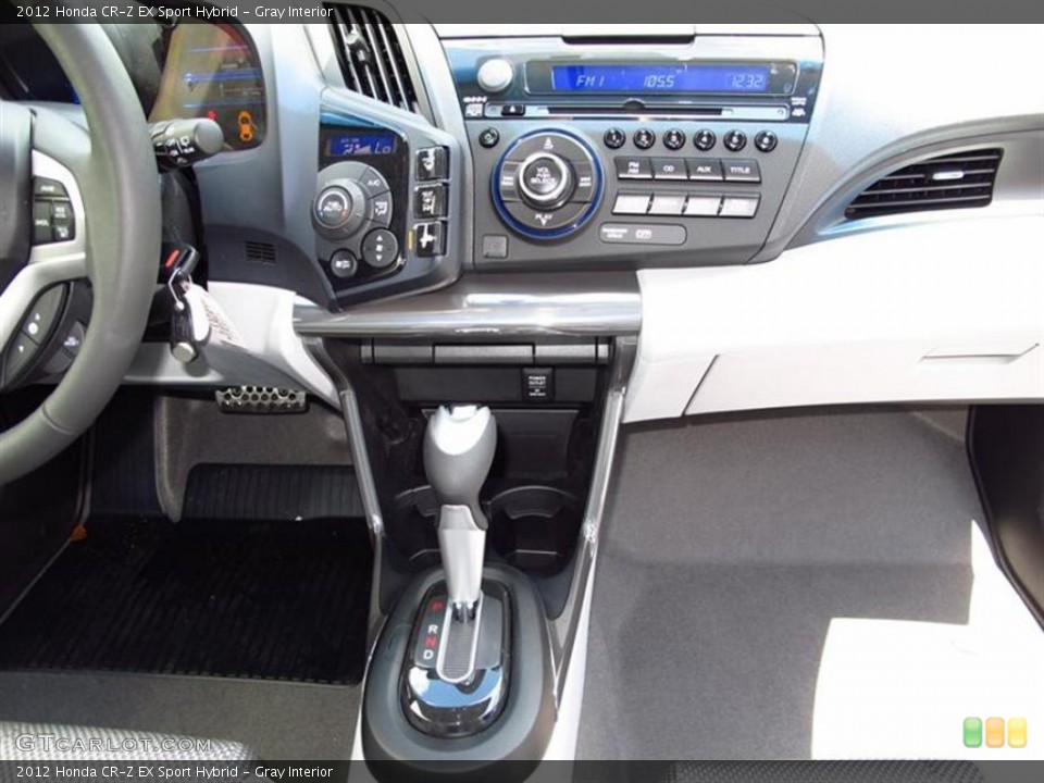 Gray Interior Controls for the 2012 Honda CR-Z EX Sport Hybrid #63642205