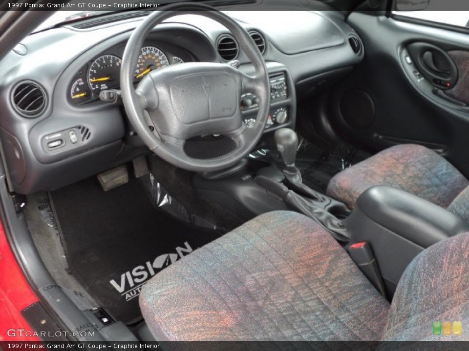 Graphite Interior Prime Interior for the 1997 Pontiac Grand Am GT Coupe #63646837