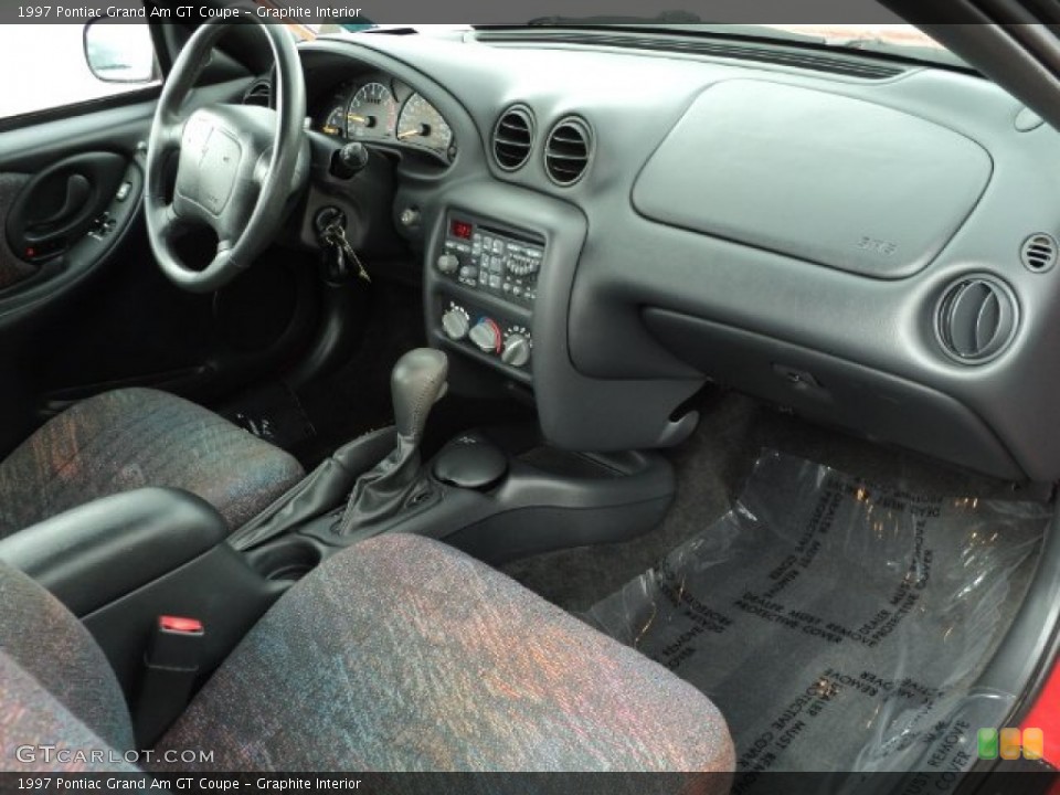 Graphite Interior Dashboard for the 1997 Pontiac Grand Am GT Coupe #63646861