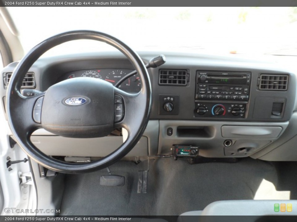 Medium Flint Interior Dashboard for the 2004 Ford F250 Super Duty FX4 Crew Cab 4x4 #63651082
