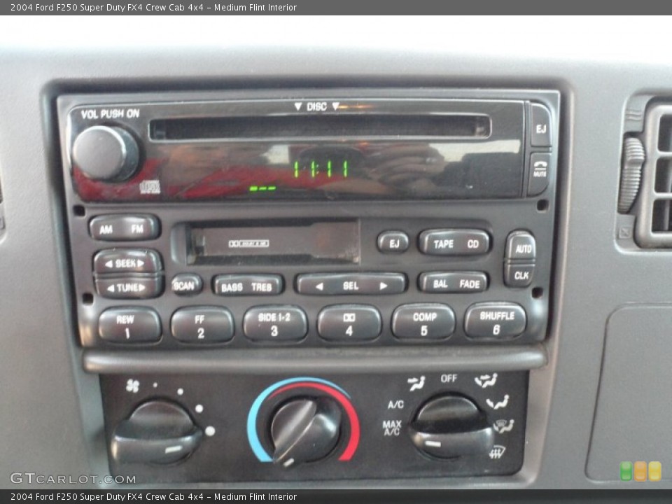 Medium Flint Interior Audio System for the 2004 Ford F250 Super Duty FX4 Crew Cab 4x4 #63651100