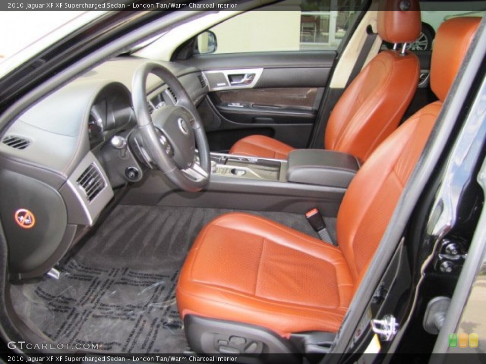 London Tan/Warm Charcoal Interior Photo for the 2010 Jaguar XF XF Supercharged Sedan #63653185