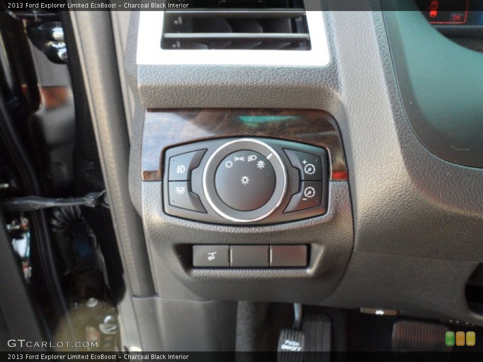 Charcoal Black Interior Controls for the 2013 Ford Explorer Limited EcoBoost #63653296