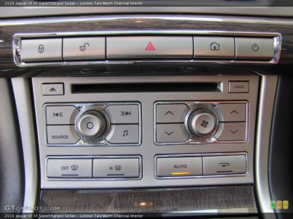London Tan/Warm Charcoal Interior Controls for the 2010 Jaguar XF XF Supercharged Sedan #63653344