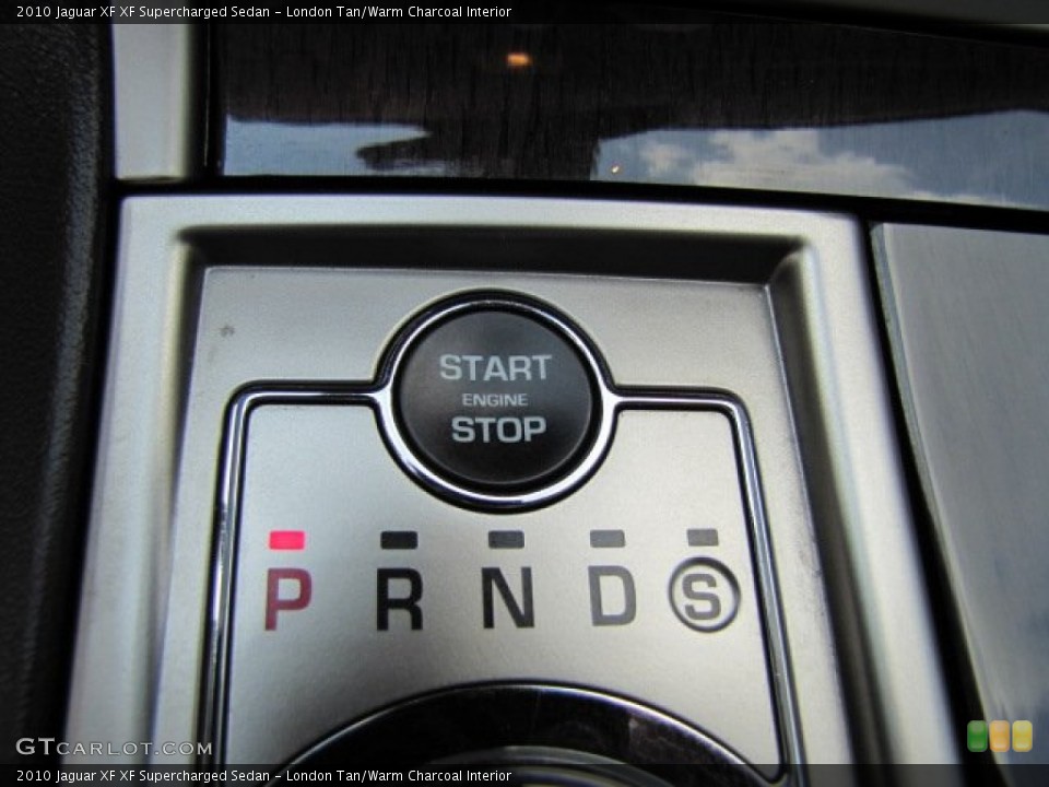 London Tan/Warm Charcoal Interior Controls for the 2010 Jaguar XF XF Supercharged Sedan #63653356
