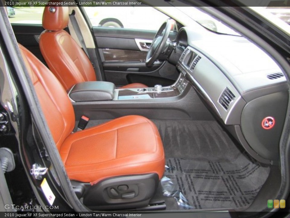 London Tan/Warm Charcoal Interior Photo for the 2010 Jaguar XF XF Supercharged Sedan #63653371