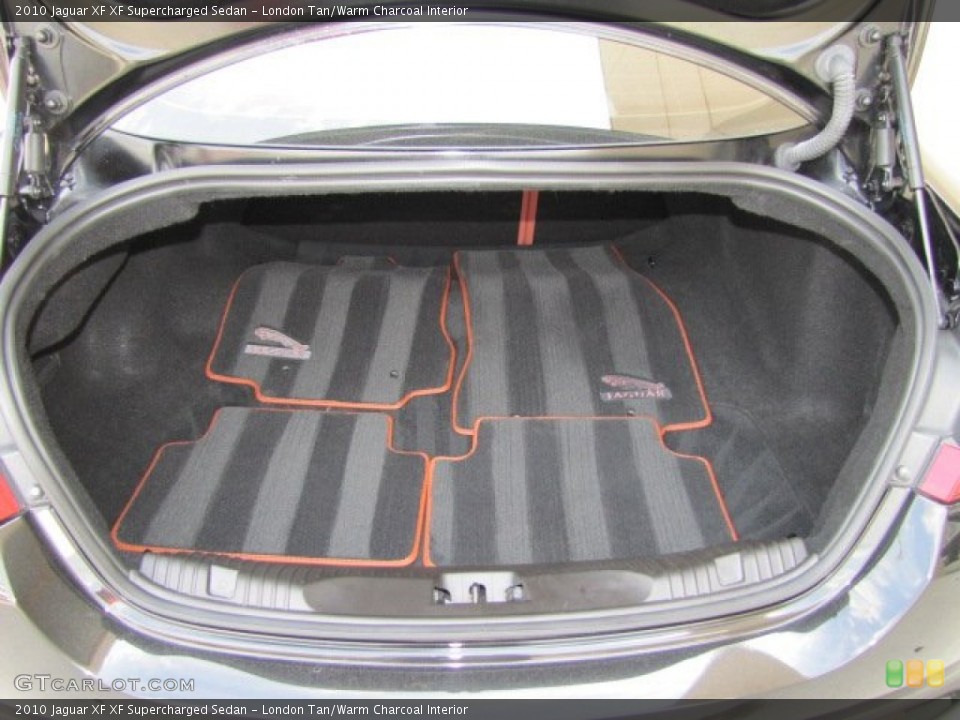 London Tan/Warm Charcoal Interior Trunk for the 2010 Jaguar XF XF Supercharged Sedan #63653458