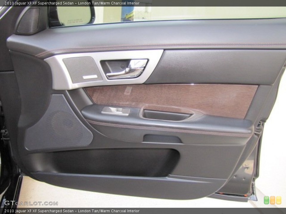 London Tan/Warm Charcoal Interior Door Panel for the 2010 Jaguar XF XF Supercharged Sedan #63653599
