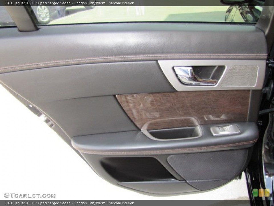 London Tan/Warm Charcoal Interior Door Panel for the 2010 Jaguar XF XF Supercharged Sedan #63653614