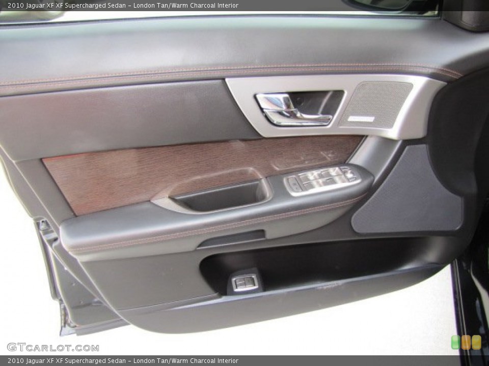 London Tan/Warm Charcoal Interior Door Panel for the 2010 Jaguar XF XF Supercharged Sedan #63653629