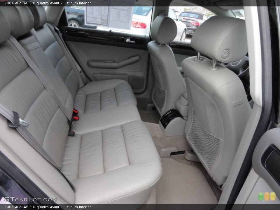 Platinum Interior Rear Seat for the 2004 Audi A6 3.0 quattro Avant #63653635