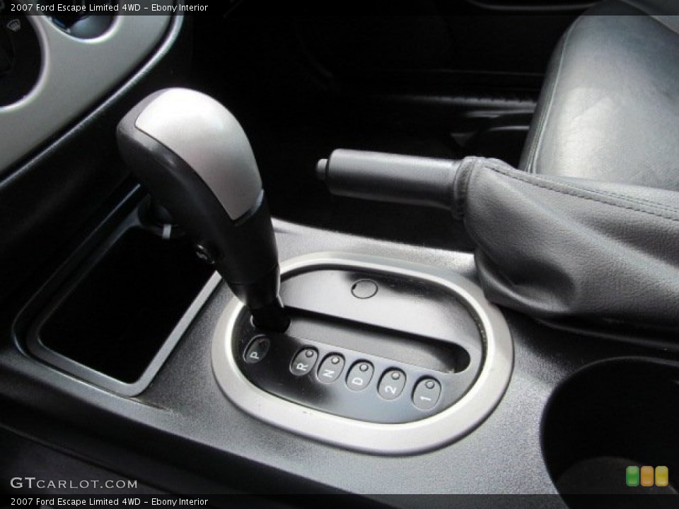 Ebony Interior Transmission for the 2007 Ford Escape Limited 4WD #63658765