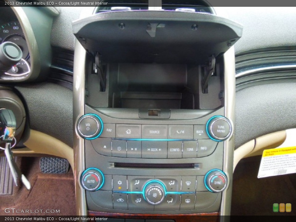 Cocoa/Light Neutral Interior Controls for the 2013 Chevrolet Malibu ECO #63659023