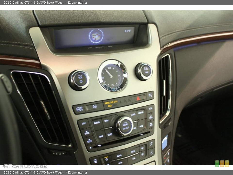 Ebony Interior Controls for the 2010 Cadillac CTS 4 3.6 AWD Sport Wagon #63660280