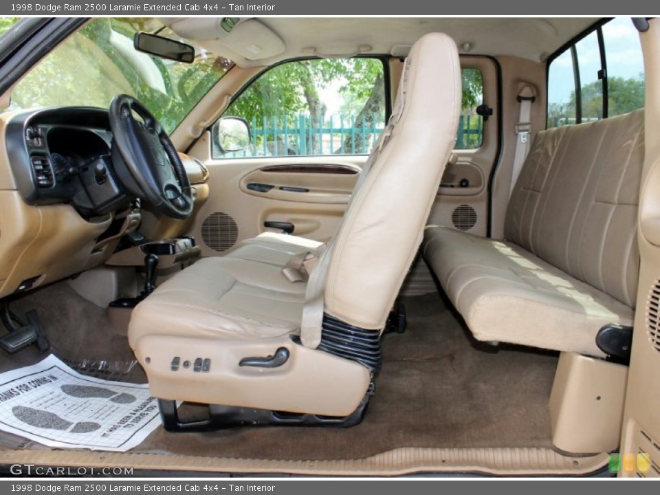 Tan 1998 Dodge Ram 2500 Interiors