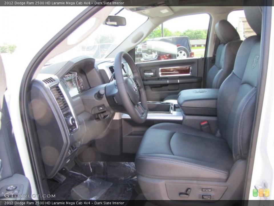 Dark Slate Interior Photo for the 2012 Dodge Ram 2500 HD Laramie Mega Cab 4x4 #63661693