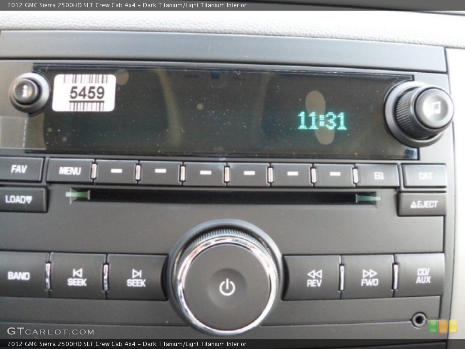 Dark Titanium/Light Titanium Interior Audio System for the 2012 GMC Sierra 2500HD SLT Crew Cab 4x4 #63662185