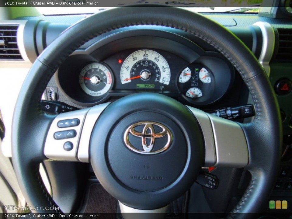Dark Charcoal Interior Steering Wheel for the 2010 Toyota FJ Cruiser 4WD #63664771