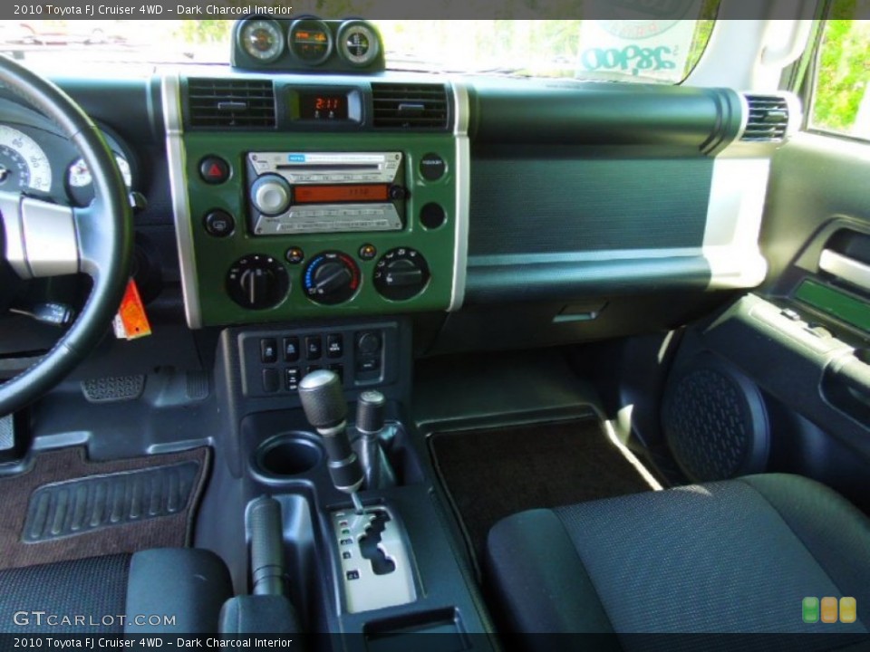 Dark Charcoal Interior Dashboard for the 2010 Toyota FJ Cruiser 4WD #63664812