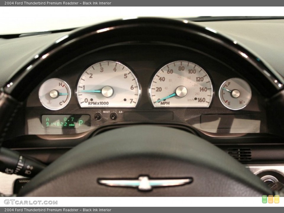 Black Ink Interior Gauges for the 2004 Ford Thunderbird Premium Roadster #63666332
