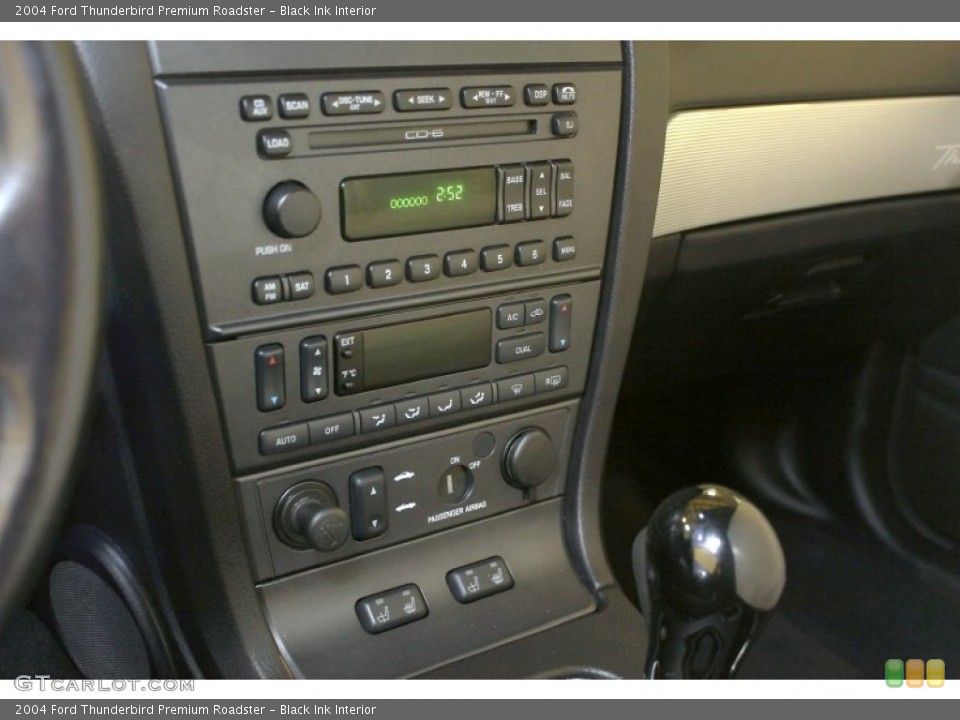 Black Ink Interior Controls for the 2004 Ford Thunderbird Premium Roadster #63666346