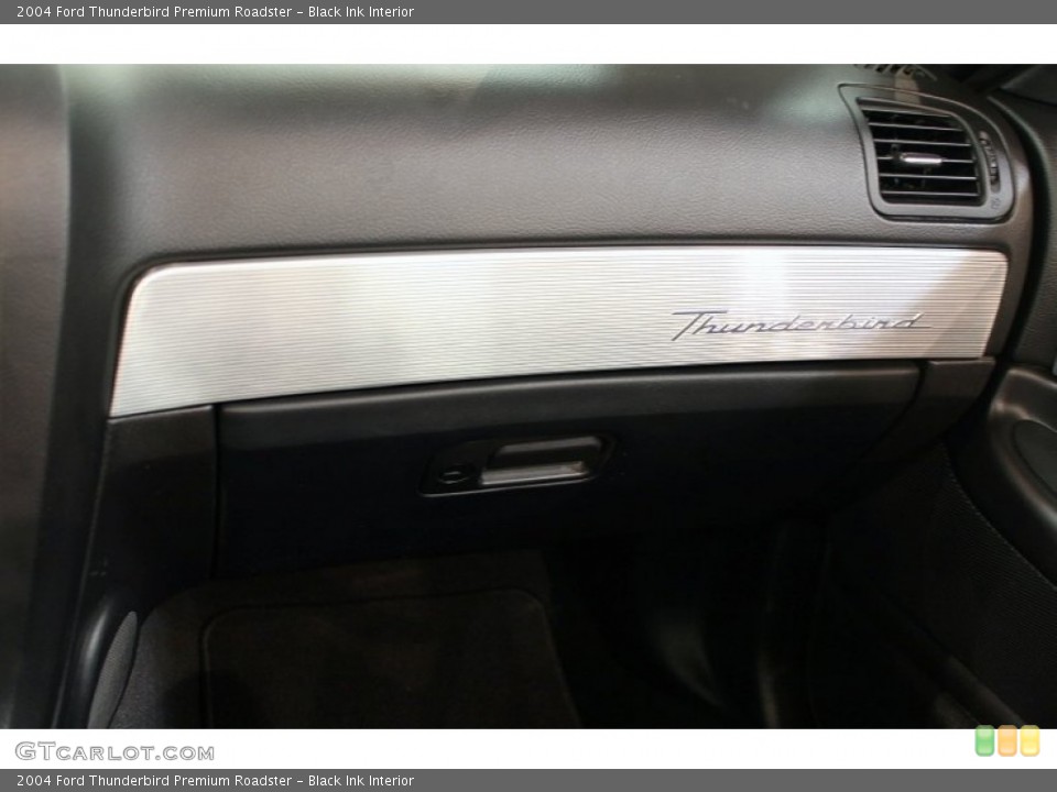 Black Ink Interior Dashboard for the 2004 Ford Thunderbird Premium Roadster #63666364