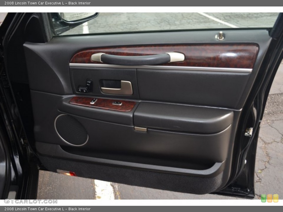 Black Interior Door Panel for the 2008 Lincoln Town Car Executive L #63667429