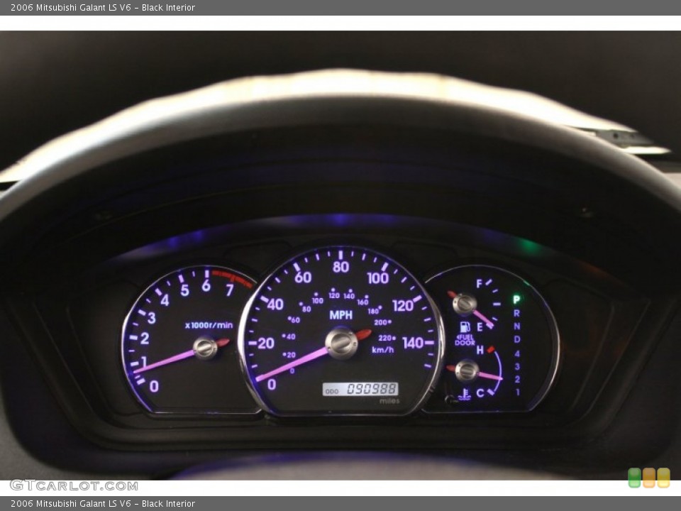 Black Interior Gauges for the 2006 Mitsubishi Galant LS V6 #63668303