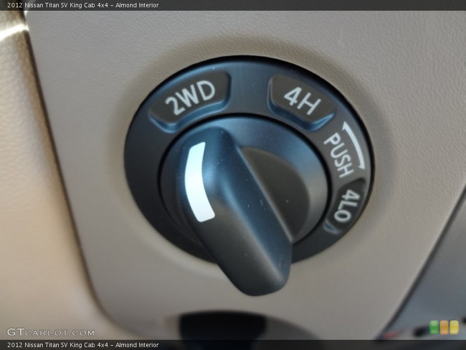 Almond Interior Controls for the 2012 Nissan Titan SV King Cab 4x4 #63674553